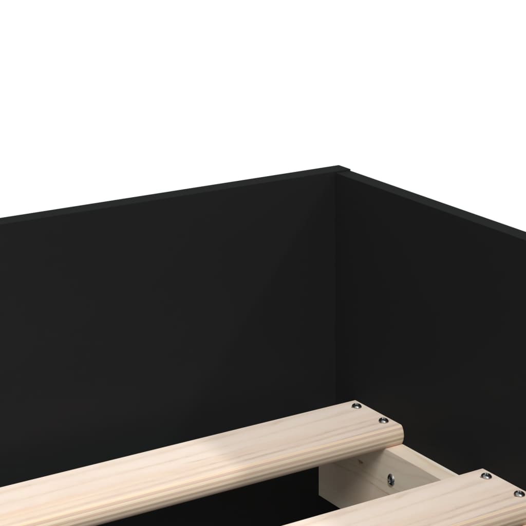 8721012245686_g_en_hd_7 vidaXL Bed Frame with Drawers without Mattress Black 90x190 cm - Image 9