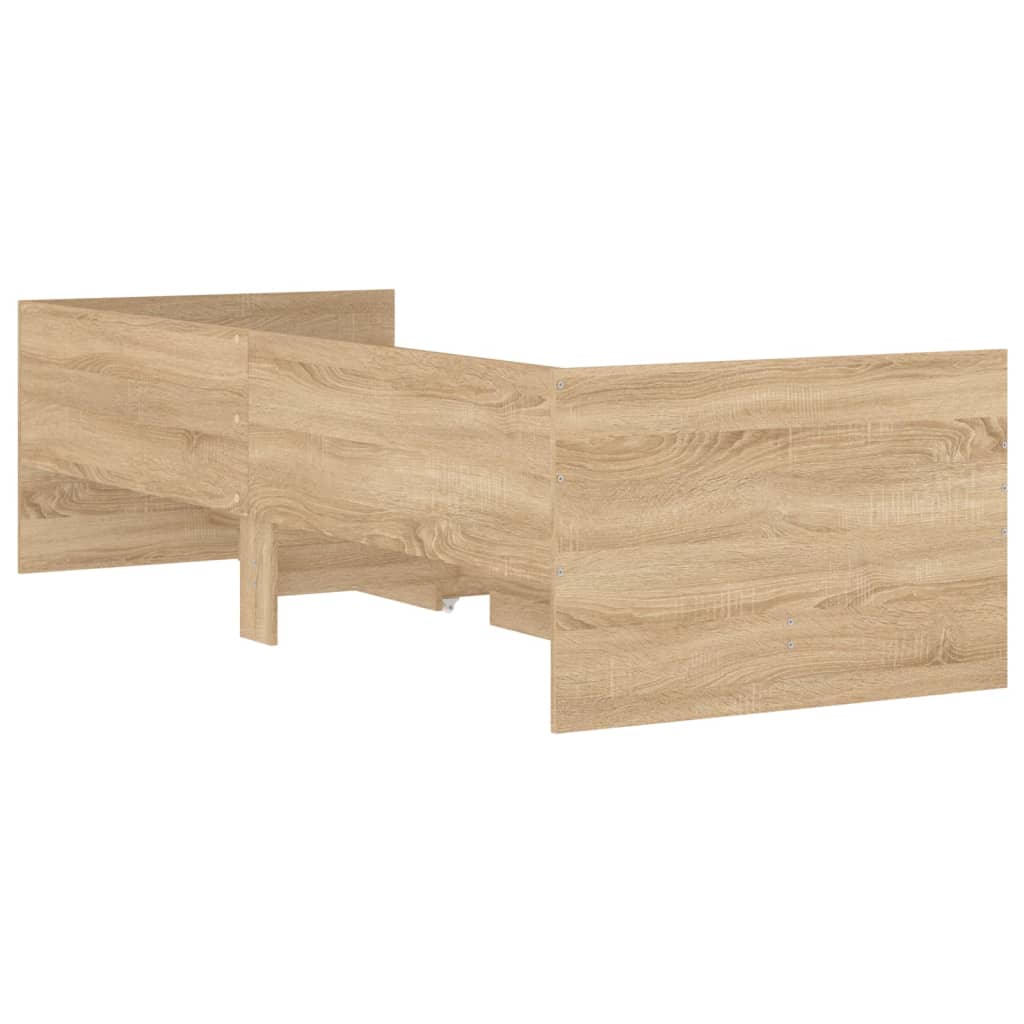 8721012245693_g_en_hd_6 vidaXL Bed Frame with Drawers without Mattress Sonoma Oak 90x190 cm - Image 8