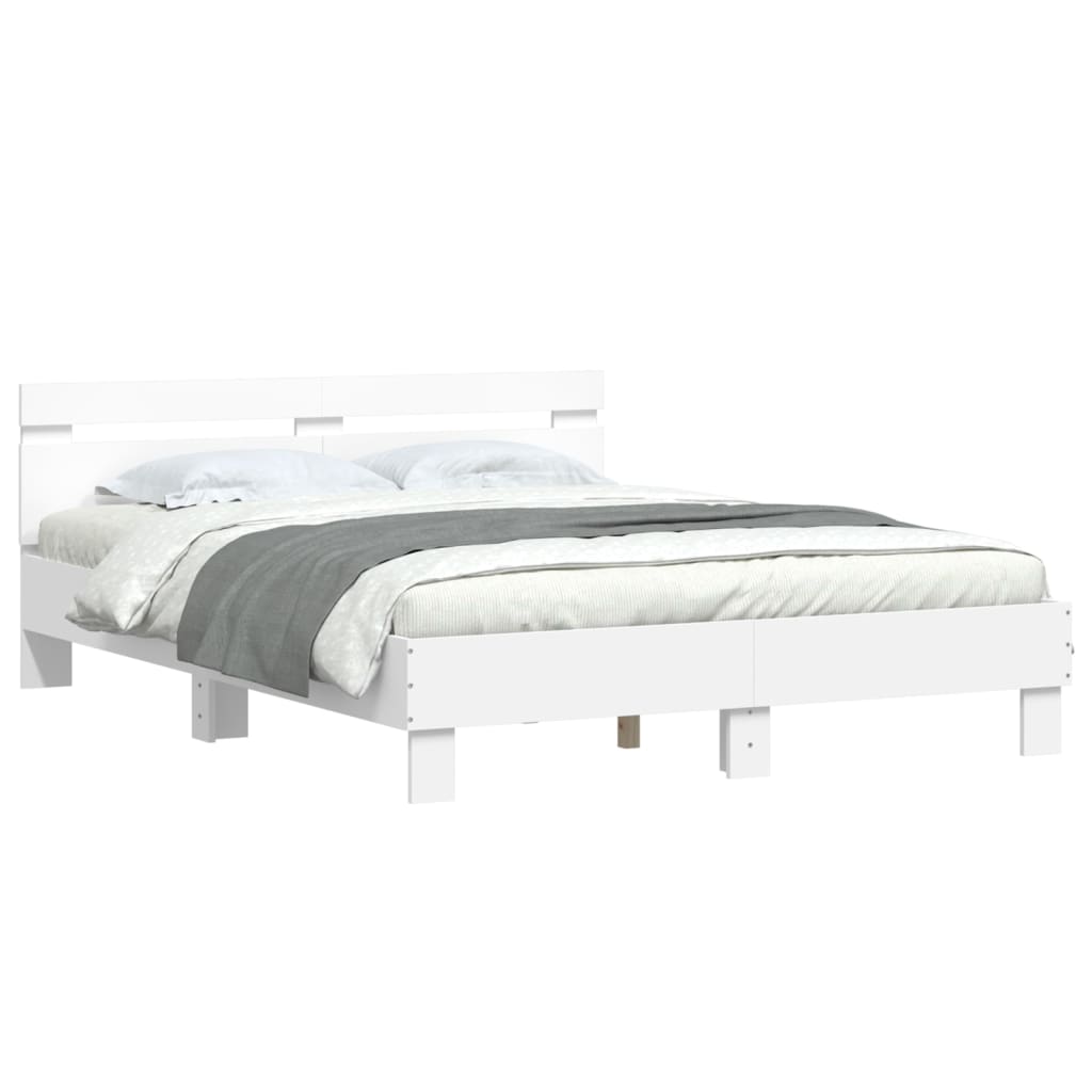 8721012246300_g_en_hd_2 vidaXL Bed Frame without Mattress White 150x200 cm - Image 4