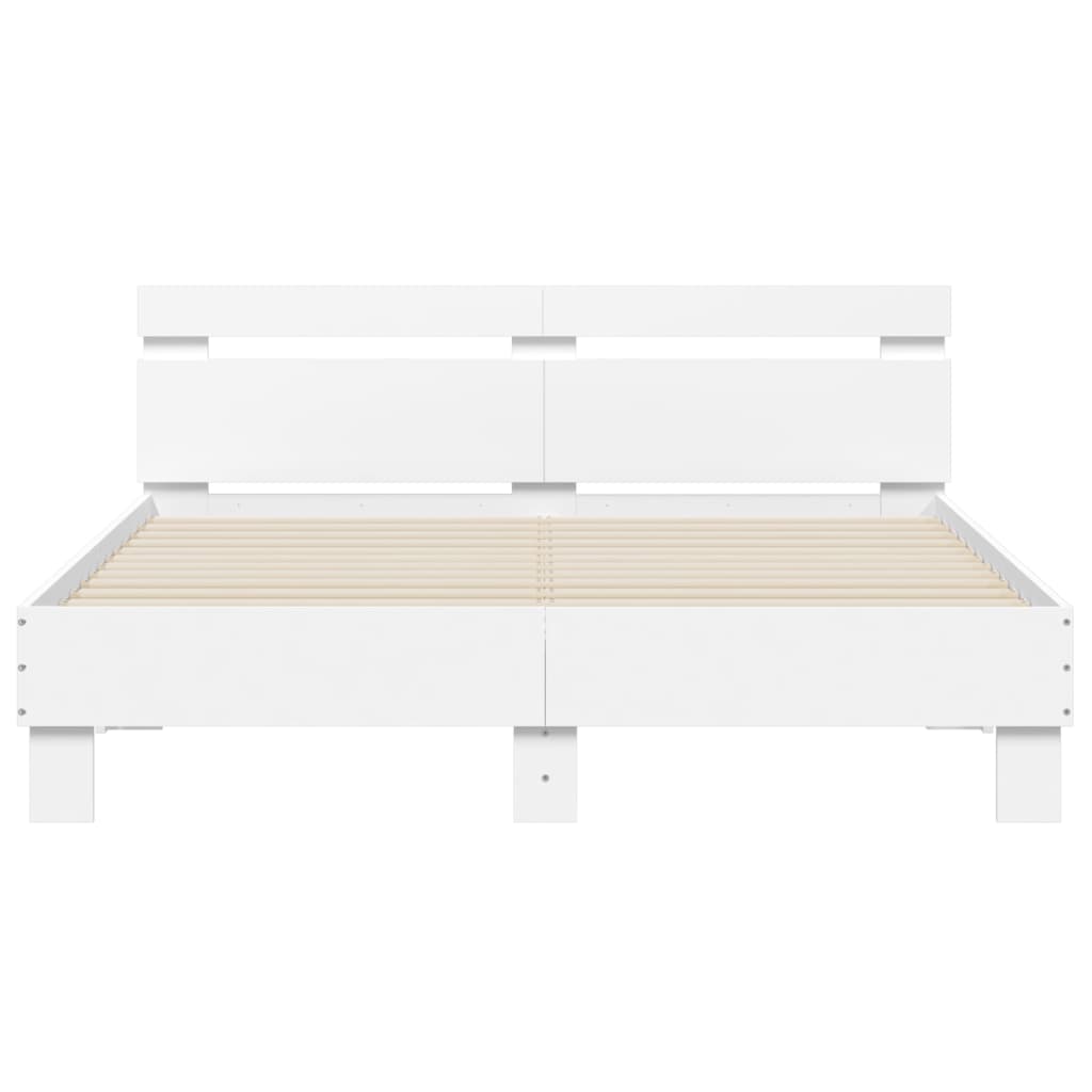 8721012246300_g_en_hd_3 vidaXL Bed Frame without Mattress White 150x200 cm - Image 5