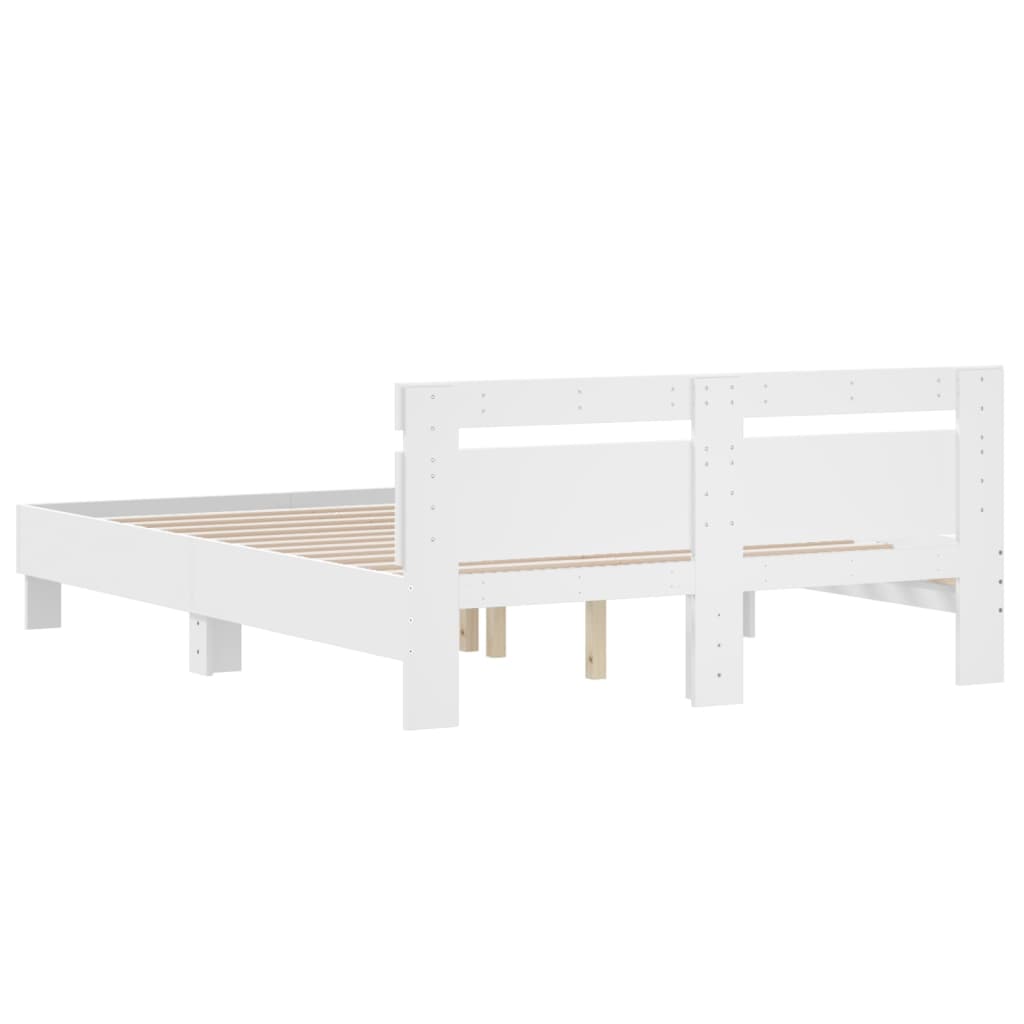 8721012246300_g_en_hd_5 vidaXL Bed Frame without Mattress White 150x200 cm - Image 7