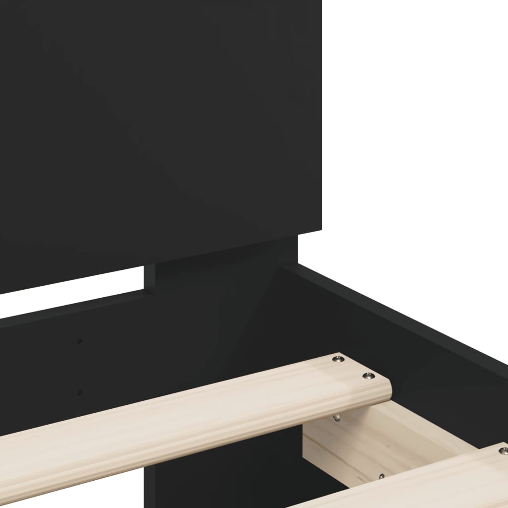 8721012246317_g_en_hd_6 vidaXL Bed Frame without Mattress Black 150x200 cm - Image 8