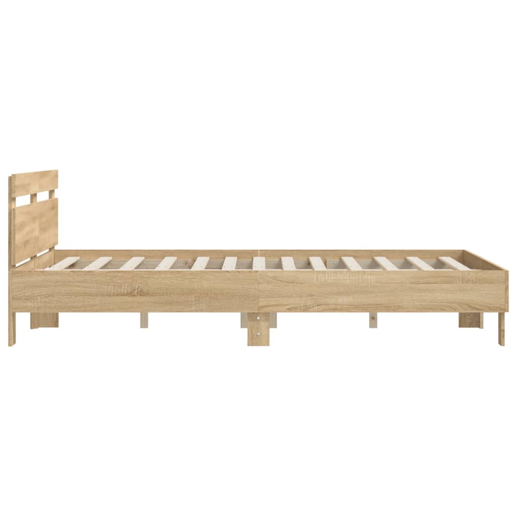 8721012246324_g_en_hd_4 vidaXL Bed Frame without Mattress Sonoma Oak 150x200 cm - Image 6