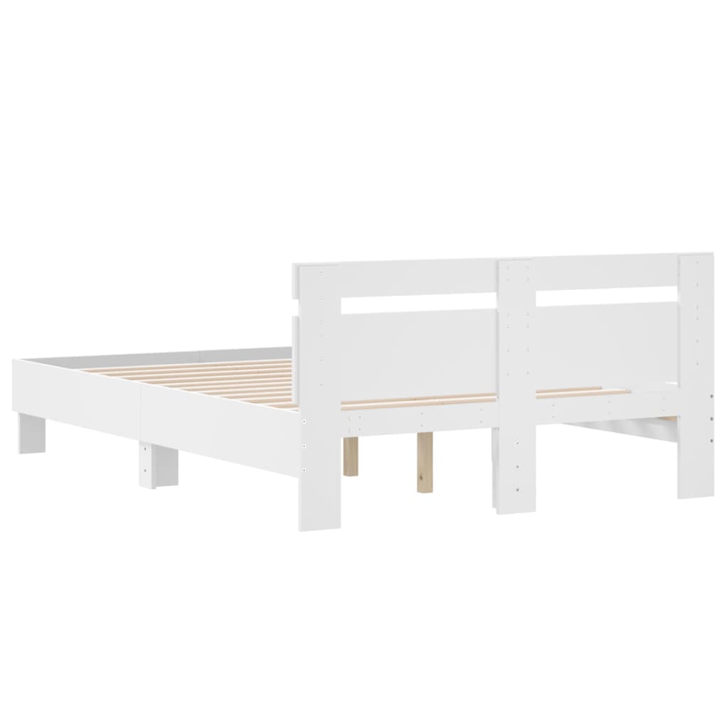 8721012246584_g_en_hd_5 vidaXL Bed Frame without Mattress White 135x190 cm - Image 7
