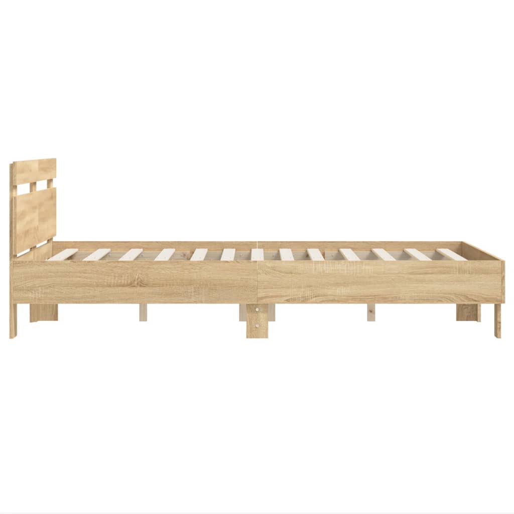 8721012246607_g_en_hd_4 vidaXL Bed Frame without Mattress Sonoma Oak 135x190 cm - Image 6