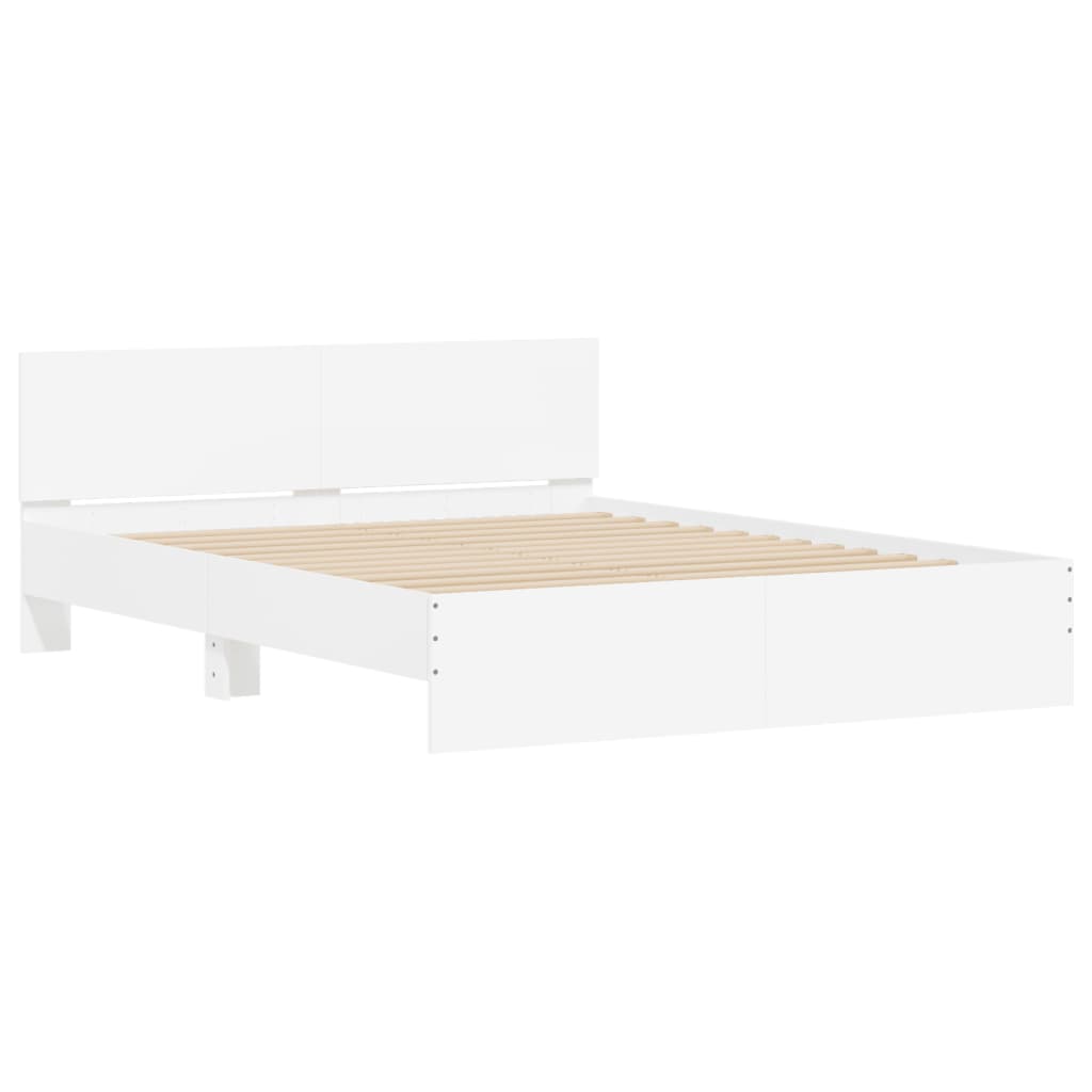 8721012246935_g_en_hd_2 vidaXL Bed Frame without Mattress White 150x200 cm - Image 4