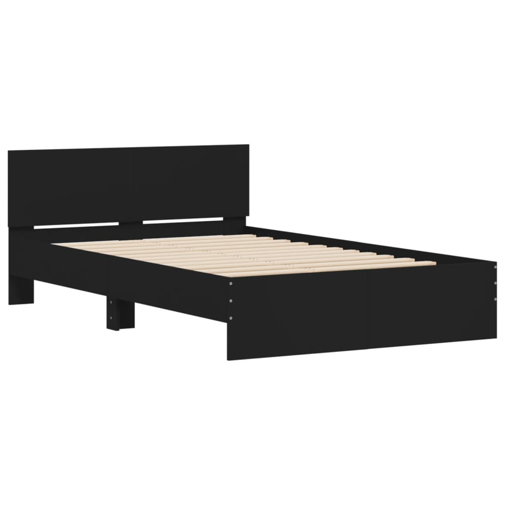 8721012247222_g_en_hd_2 vidaXL Bed Frame without Mattress Black 135x190 cm - Image 4