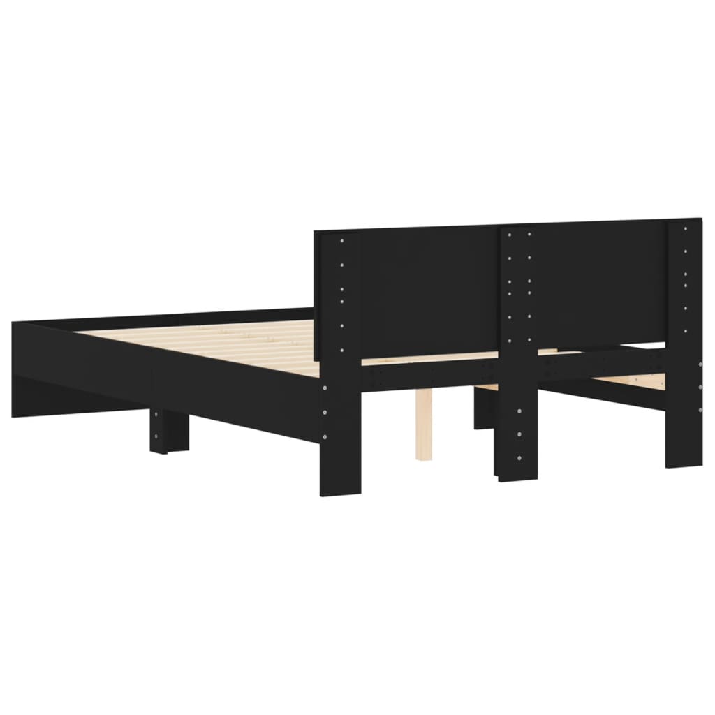 8721012247222_g_en_hd_5 vidaXL Bed Frame without Mattress Black 135x190 cm - Image 7