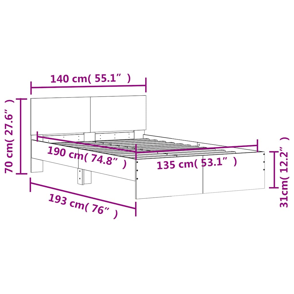 8721012247239_g_en_hd_8 vidaXL Bed Frame without Mattress Sonoma Oak 135x190 cm - Image 10
