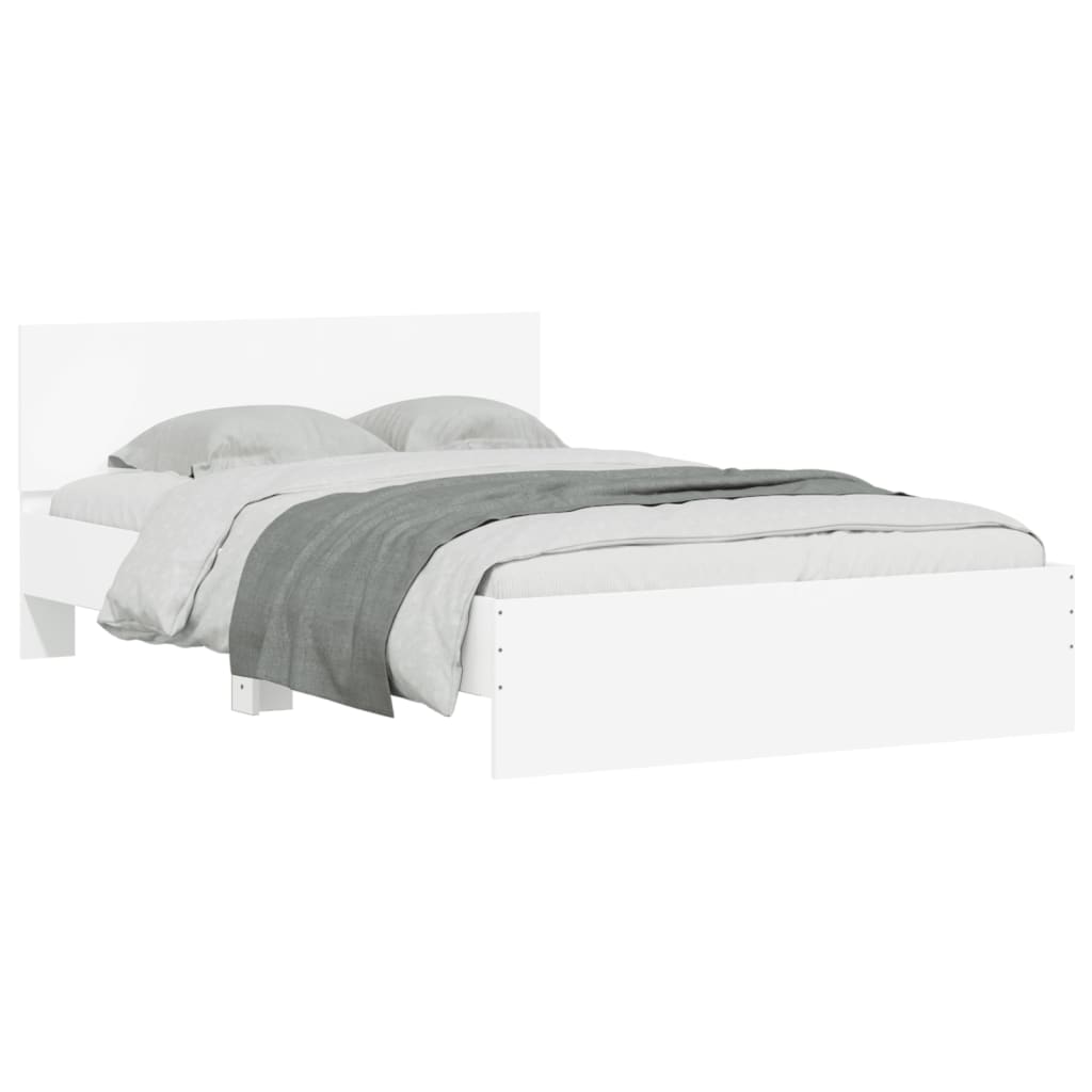 8721012248472_g_en_hd_1 vidaXL Bed Frame with LED without Mattress White 135x190 cm - Image 3