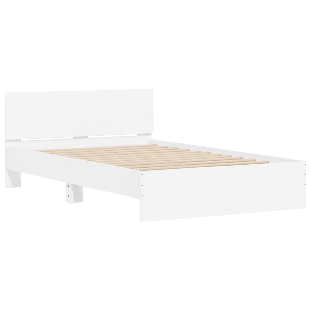 8721012248472_g_en_hd_4 vidaXL Bed Frame with LED without Mattress White 135x190 cm - Image 6