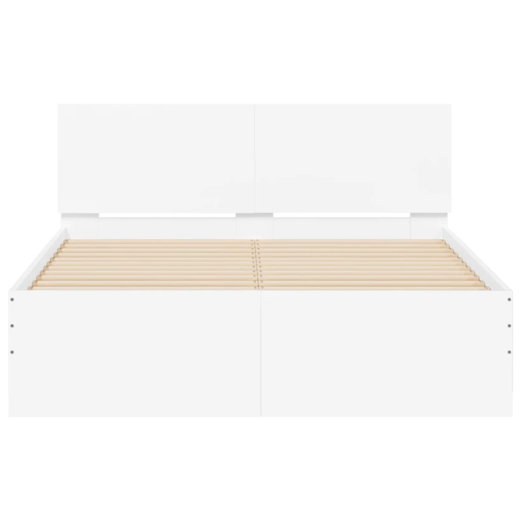 8721012248472_g_en_hd_5 vidaXL Bed Frame with LED without Mattress White 135x190 cm - Image 7