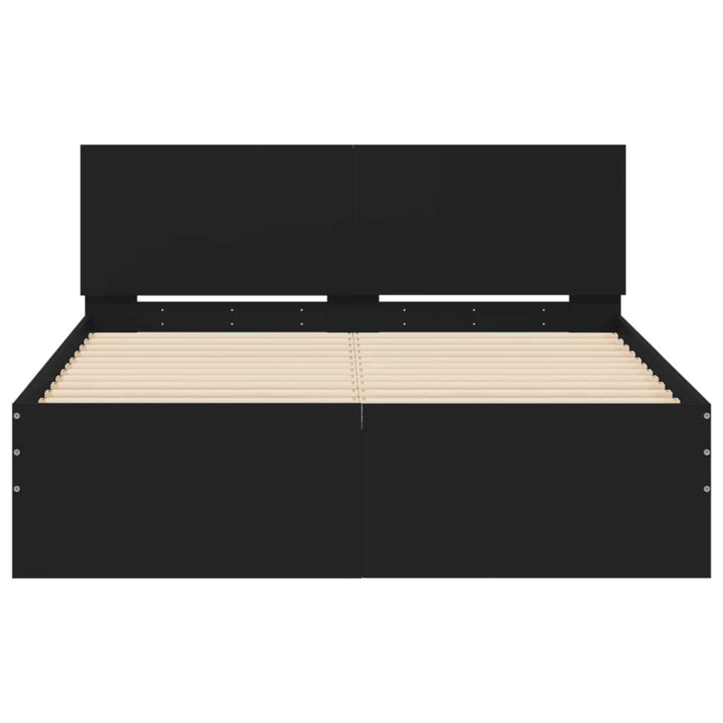8721012248489_g_en_hd_5 vidaXL Bed Frame with LED without Mattress Black 135x190 cm - Image 7