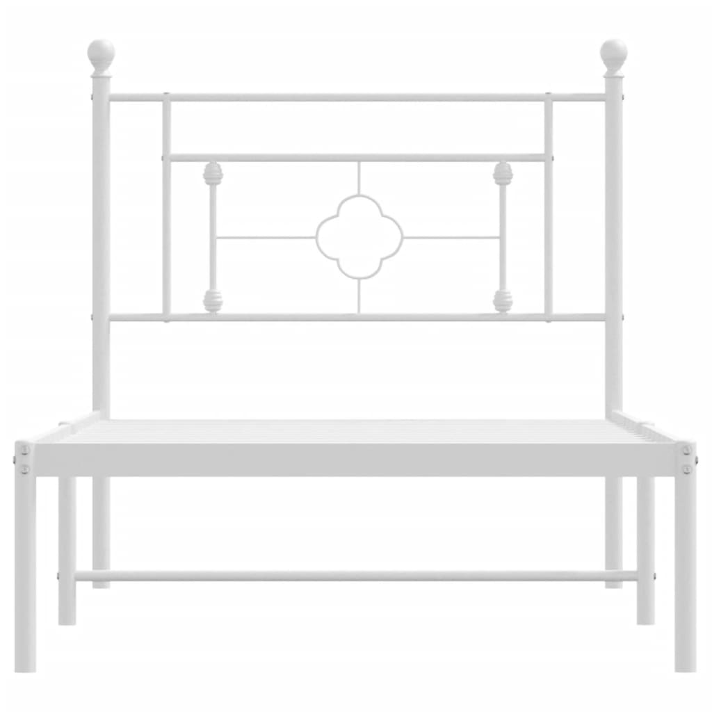 8721012249134_g_en_hd_3 vidaXL Metal Bed Frame without Mattress with Headboard White 90x190 cm - Image 5