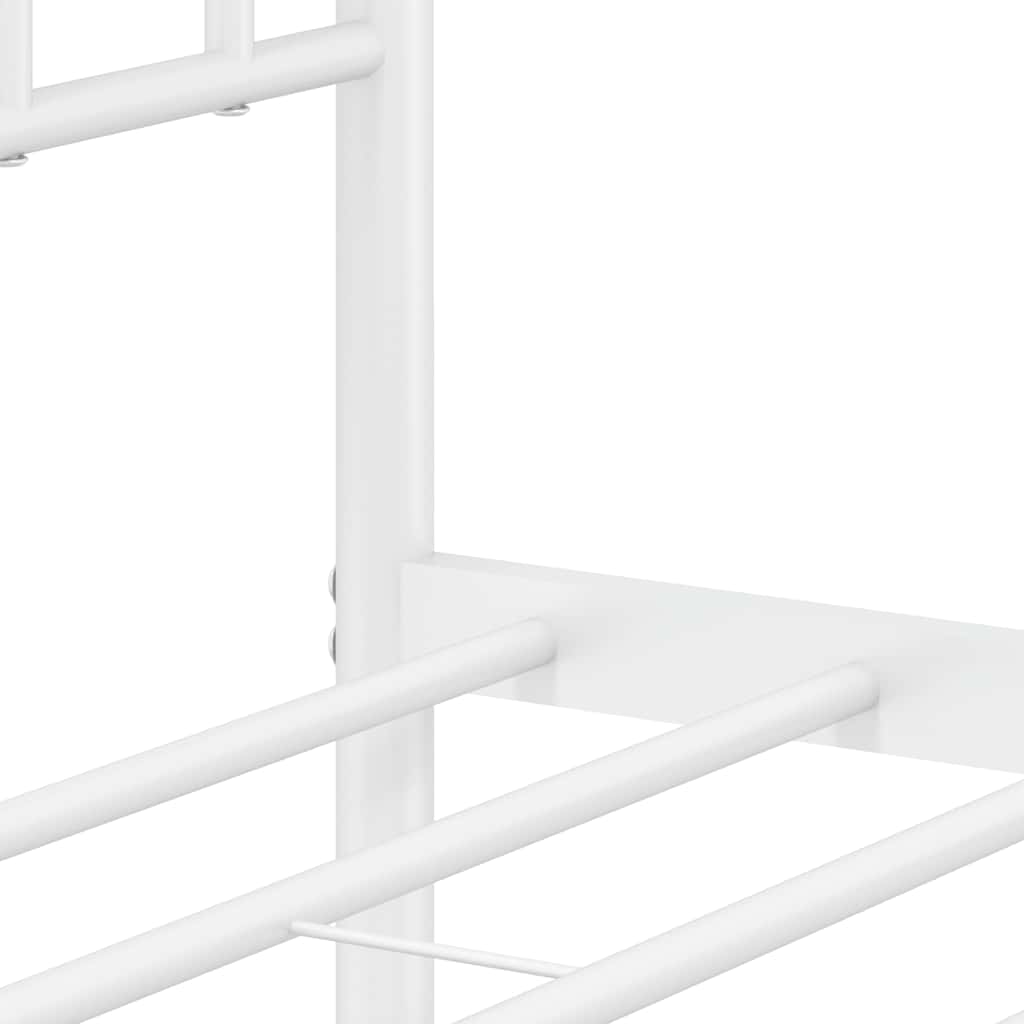 8721012249233_g_en_hd_9 vidaXL Metal Bed Frame without Mattress with Headboard White 150x200 cm - Image 11