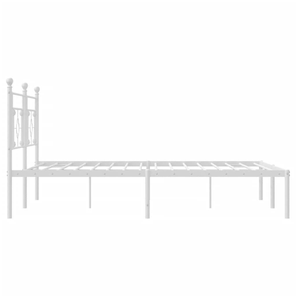 8721012249257_g_en_hd_4 vidaXL Metal Bed Frame without Mattress with Headboard White 183x203 cm King - Image 6