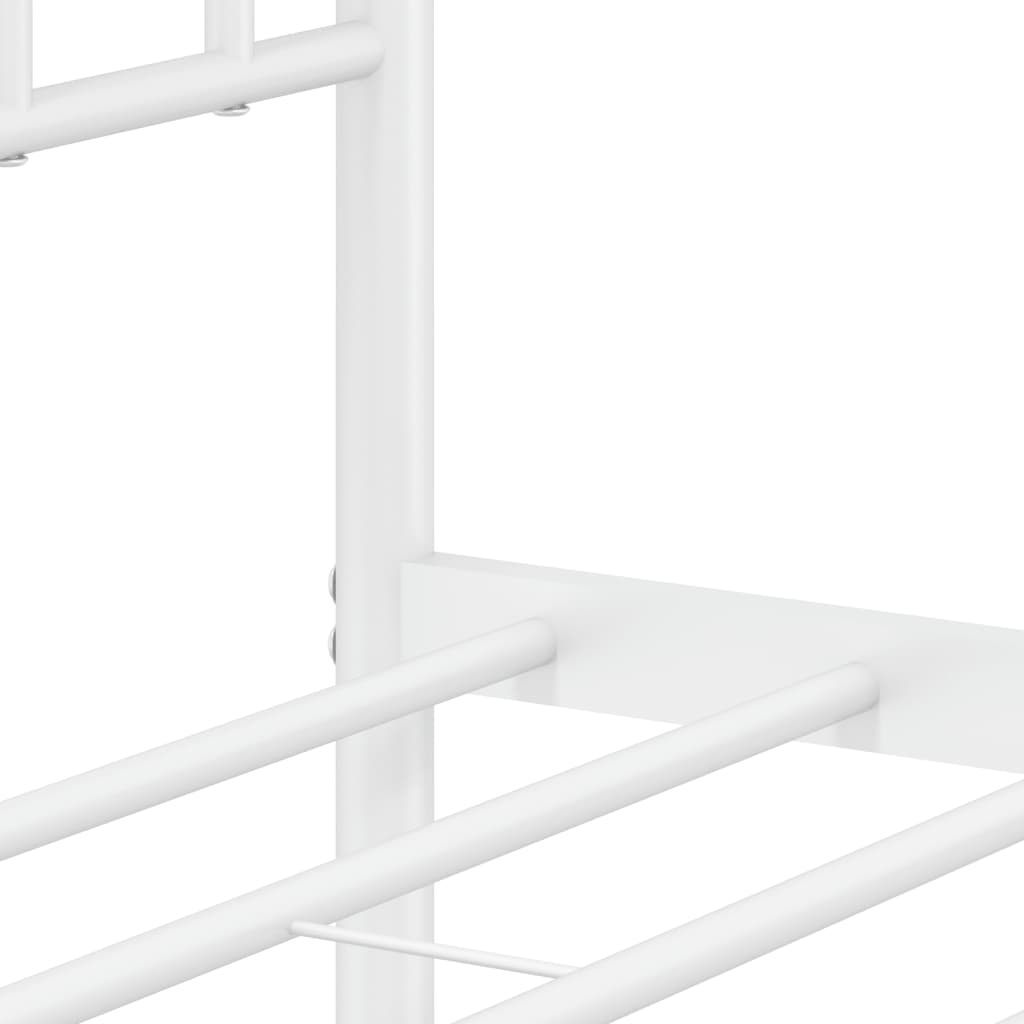 8721012249387_g_en_hd_8 vidaXL Metal Bed Frame without Mattress with Footboard White 135x190 cm - Image 10