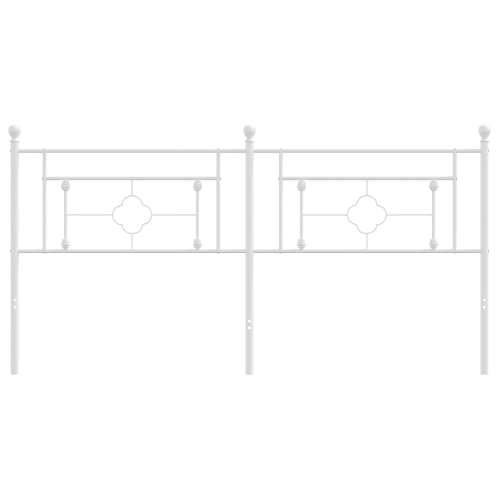 8721012249578_g_en_hd_1 vidaXL Metal Headboard White 183 cm King - Image 3