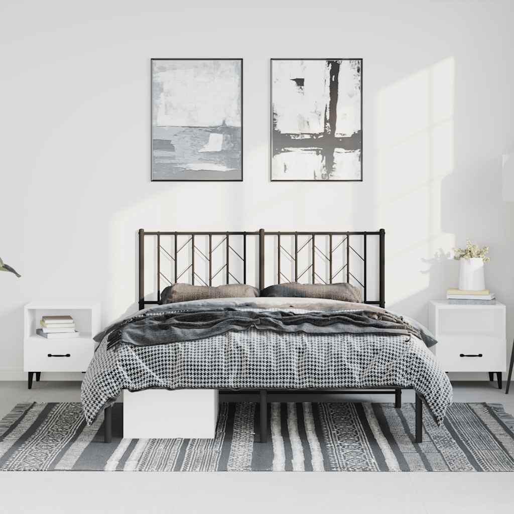 8721012249721_g_en_hd_1 vidaXL Metal Bed Frame without Mattress with Headboard Black 150x200 cm - Image 3