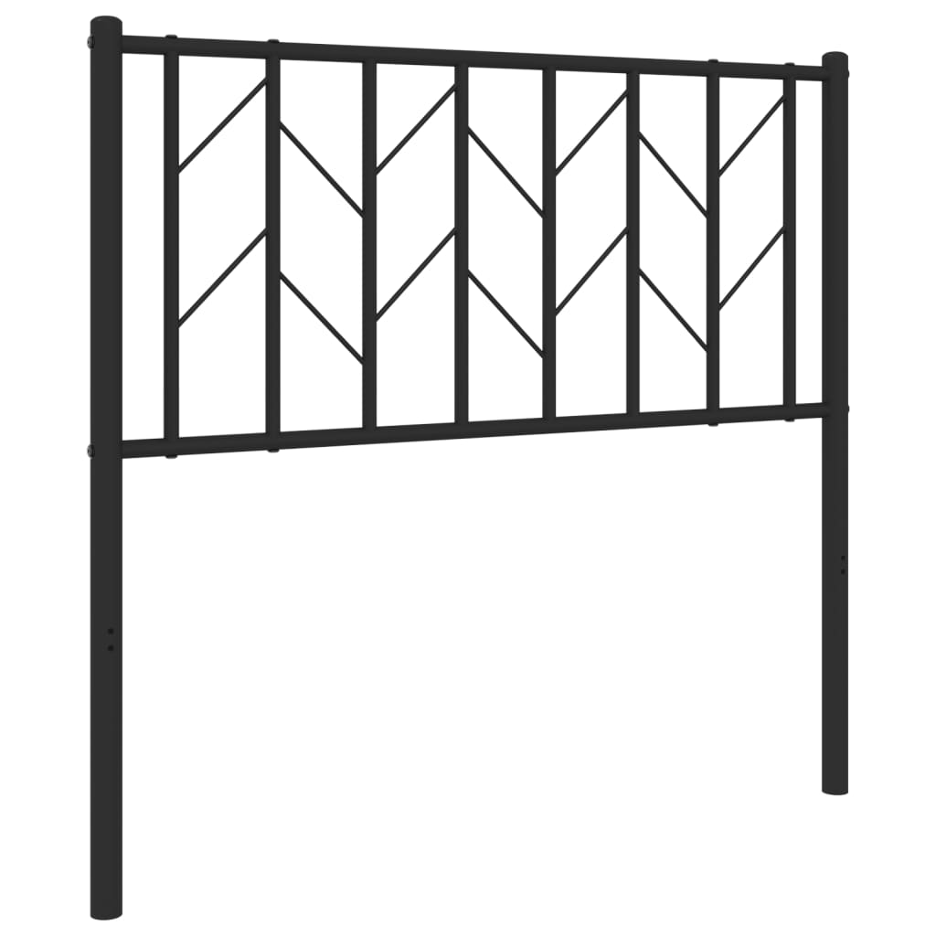 8721012249981_a_en_hd_1 vidaXL Metal Headboard Black 90 cm - Image 2