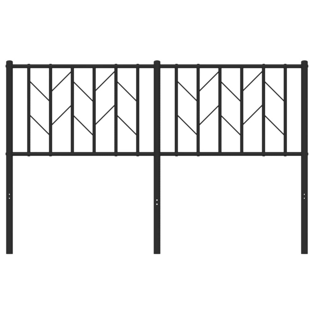 8721012250024_g_en_hd_2 vidaXL Metal Headboard Black 137 cm Double - Image 4