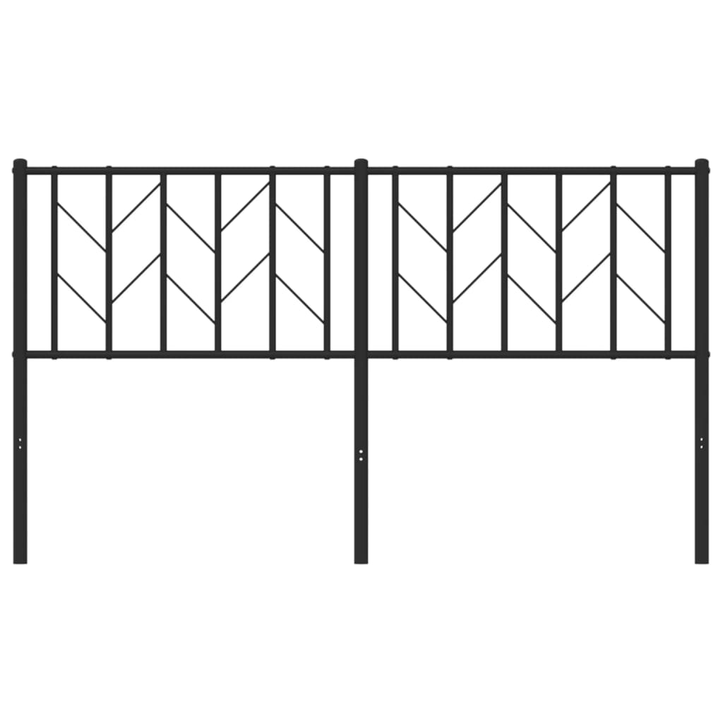 8721012250048_g_en_hd_2 vidaXL Metal Headboard Black 152 cm Queen - Image 4