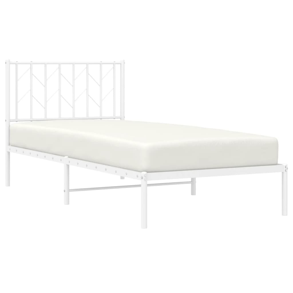 8721012250116_g_en_hd_1 vidaXL Metal Bed Frame without Mattress with Headboard White 90x190 cm - Image 3