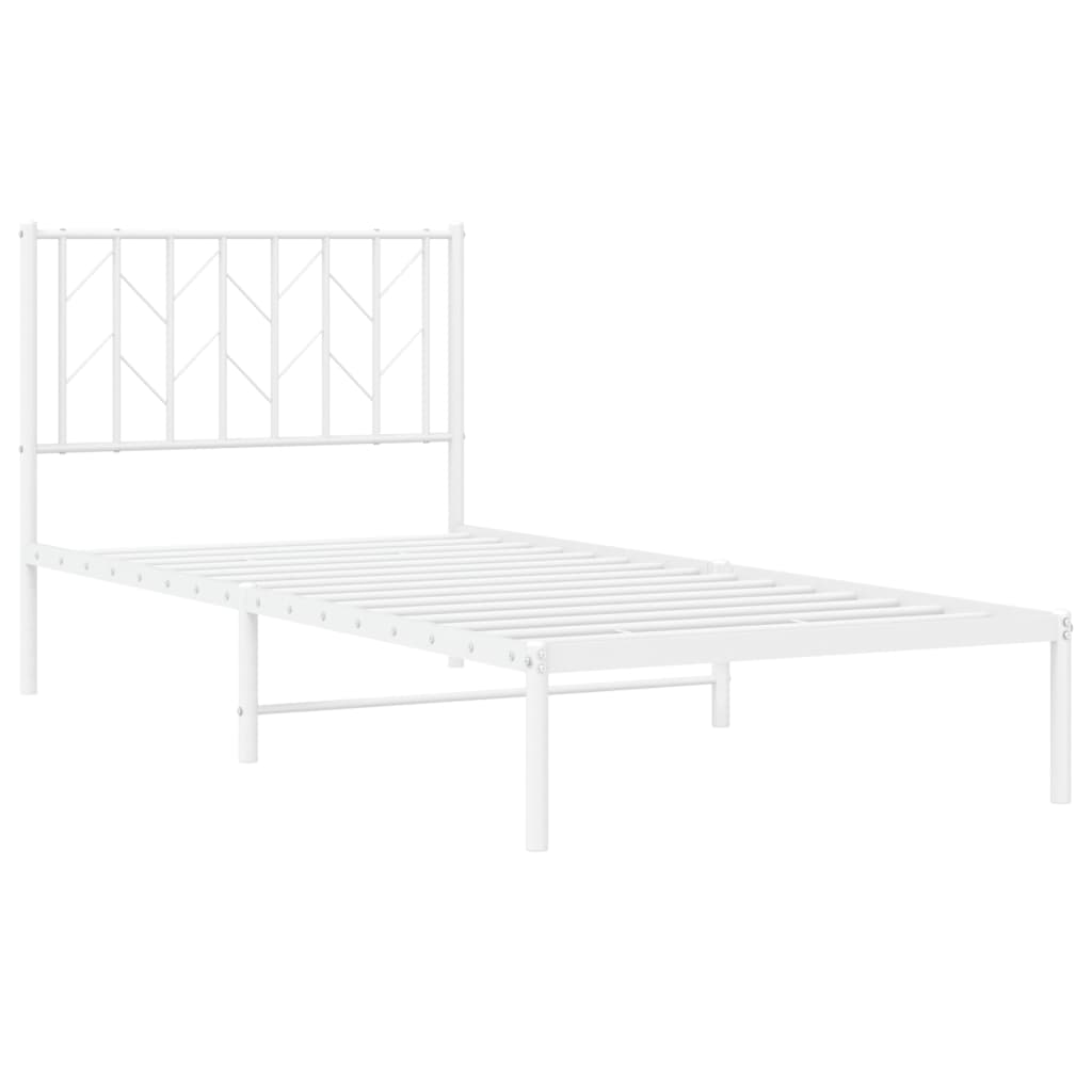 8721012250116_g_en_hd_2 vidaXL Metal Bed Frame without Mattress with Headboard White 90x190 cm - Image 4