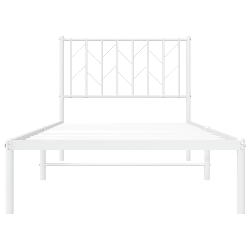 8721012250116_g_en_hd_3 vidaXL Metal Bed Frame without Mattress with Headboard White 90x190 cm - Image 5