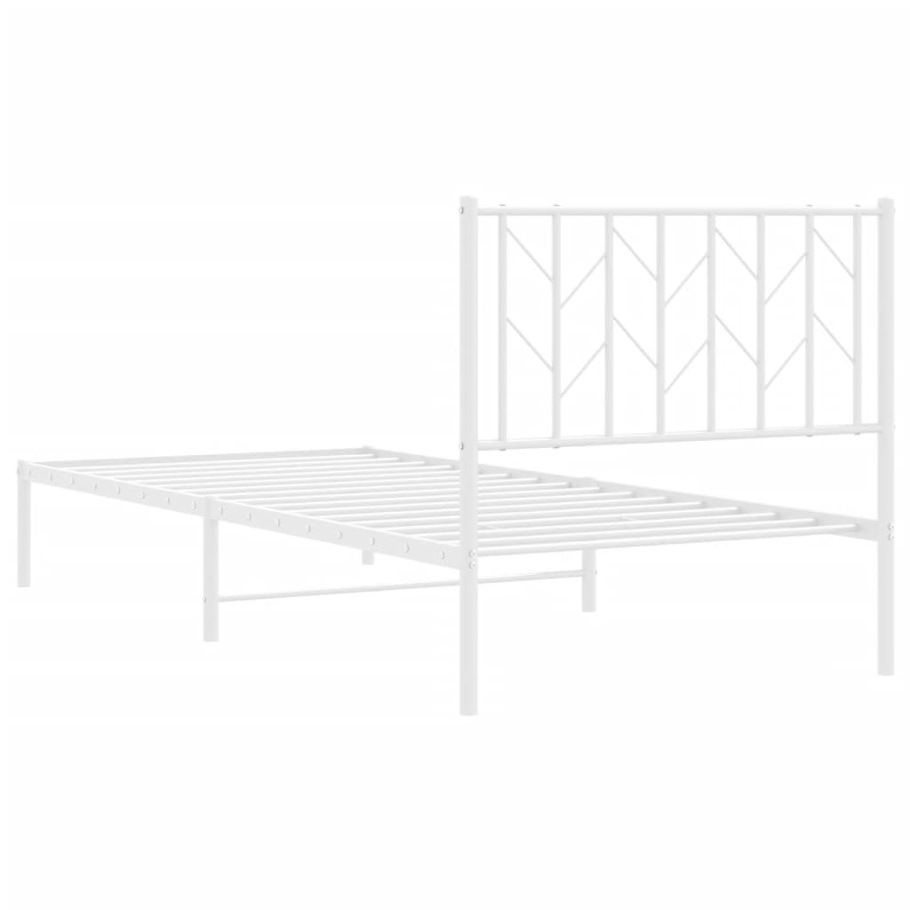 8721012250116_g_en_hd_5 vidaXL Metal Bed Frame without Mattress with Headboard White 90x190 cm - Image 7