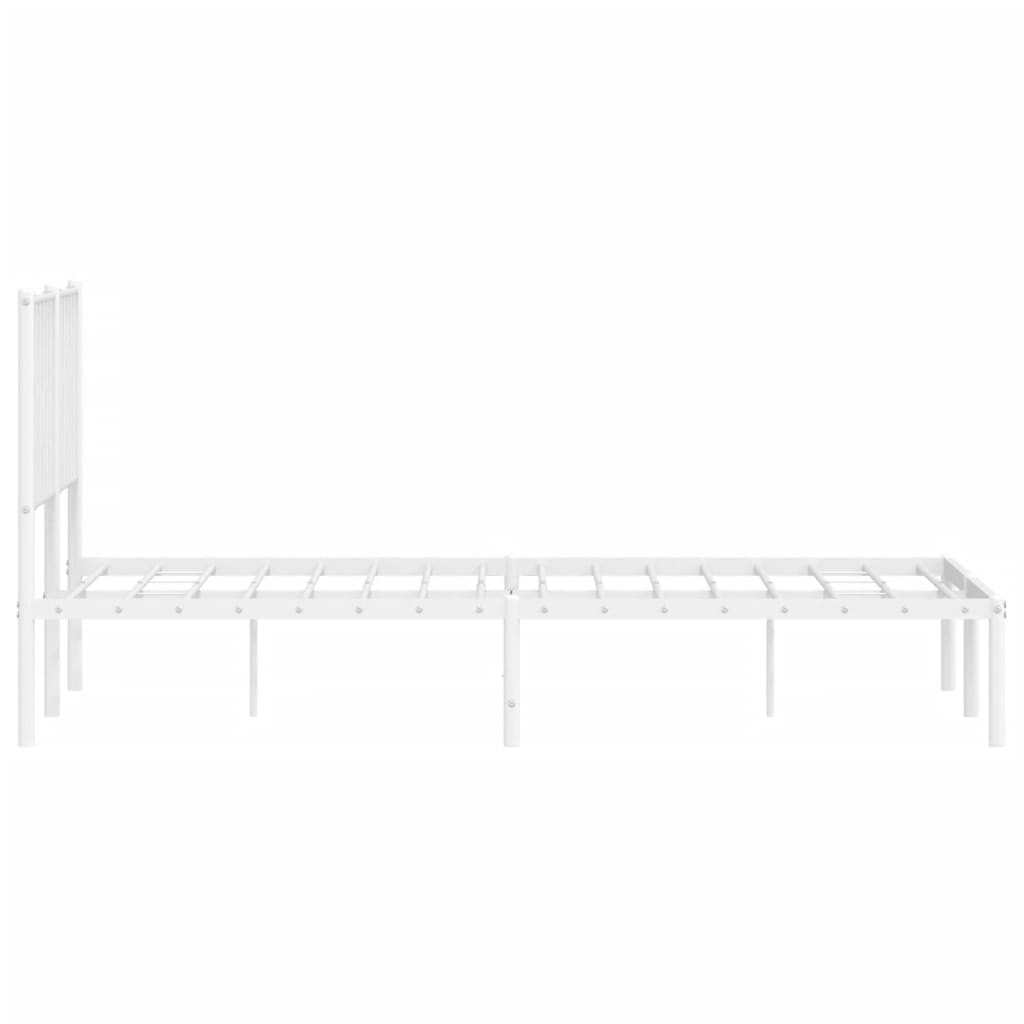 8721012250185_g_en_hd_4 vidaXL Metal Bed Frame without Mattress with Headboard White 135x190 cm - Image 6