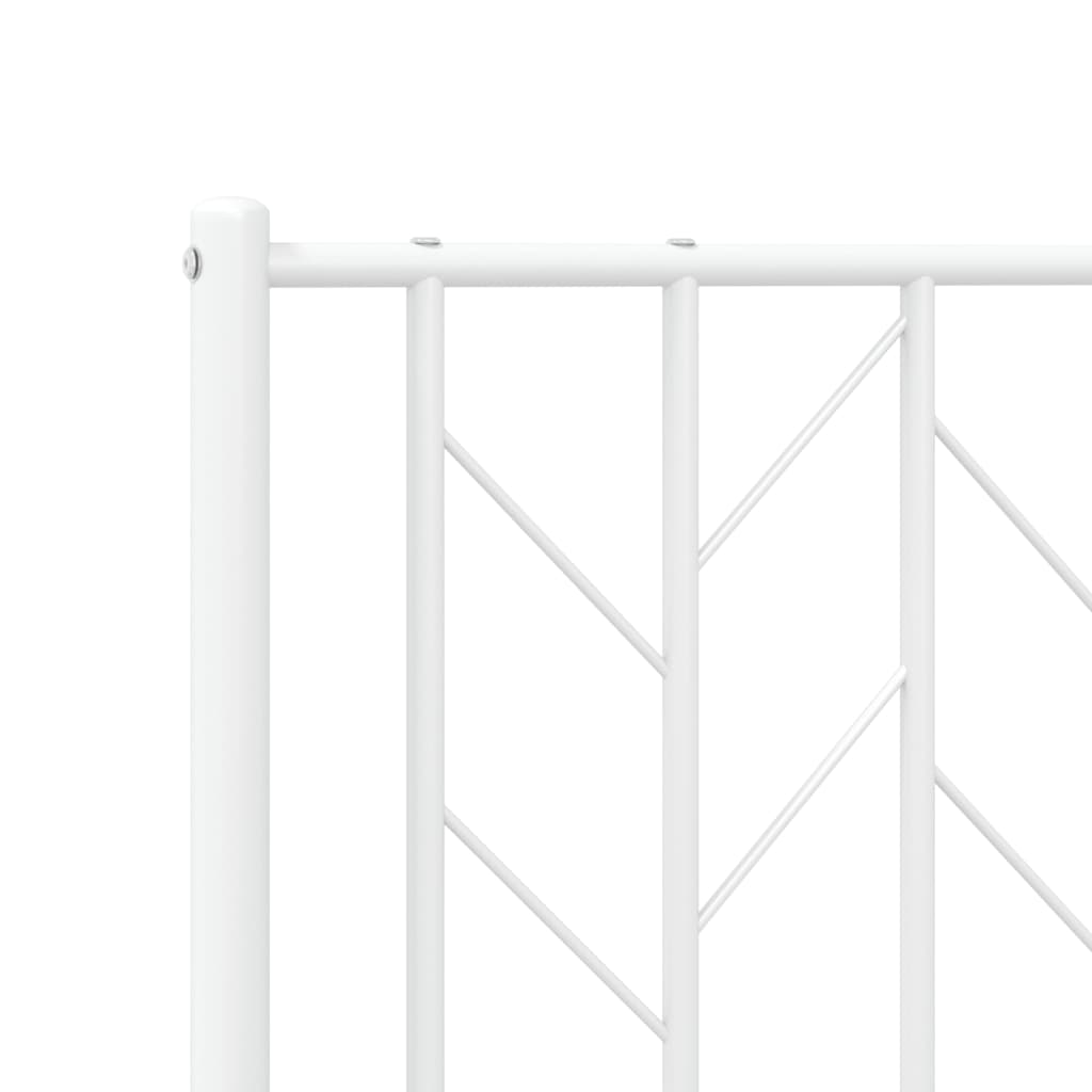 8721012250239_g_en_hd_6 vidaXL Metal Bed Frame without Mattress with Headboard White 183x203 cm King - Image 8