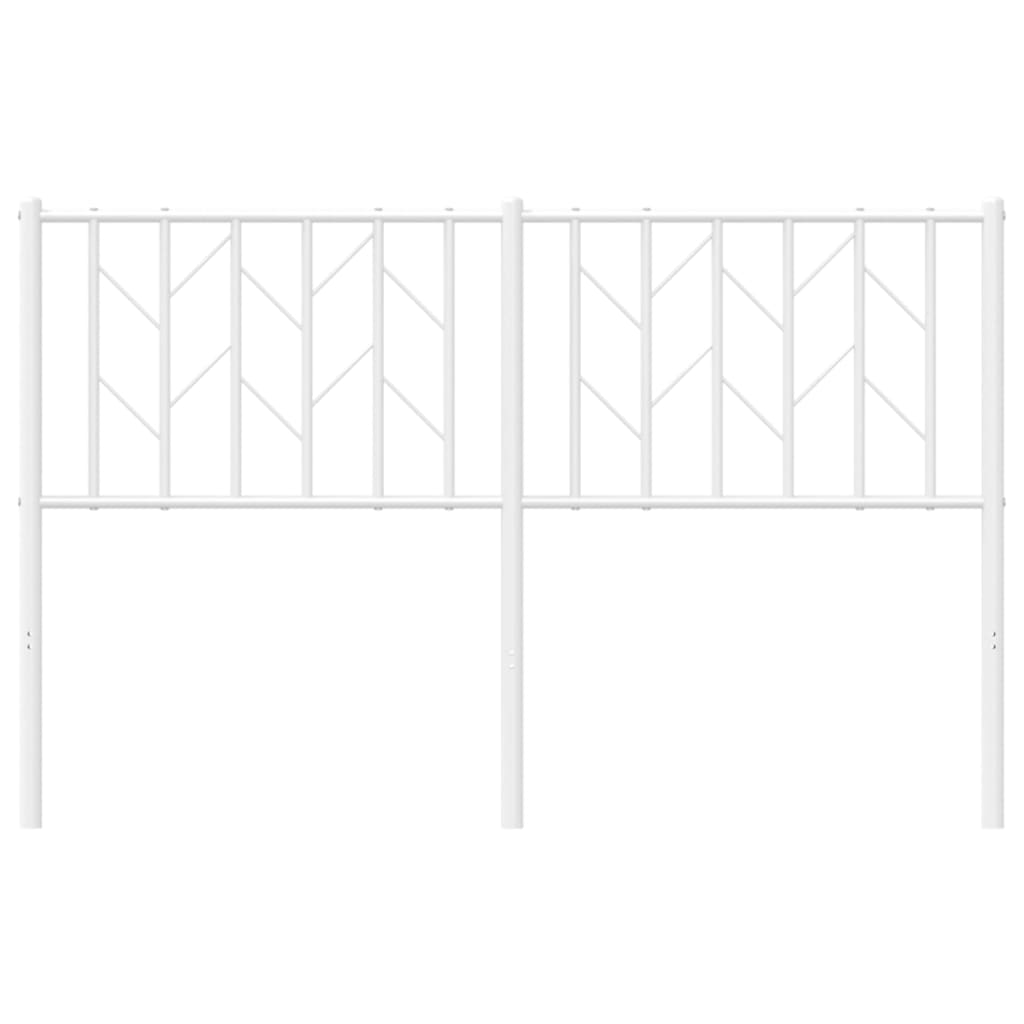 8721012250512_g_en_hd_2 vidaXL Metal Headboard White 137 cm Double - Image 4