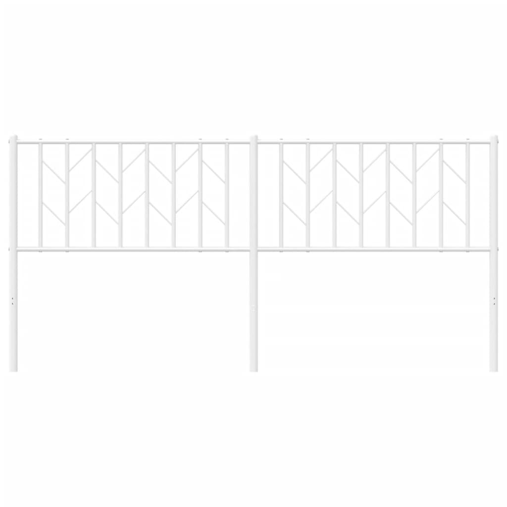 8721012250550_g_en_hd_2 vidaXL Metal Headboard White 183 cm King - Image 4