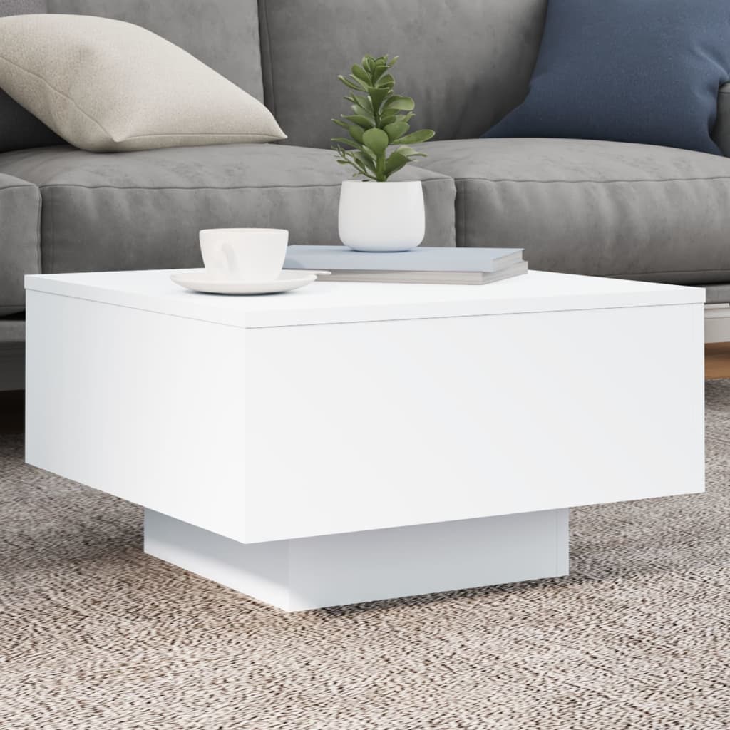 8721012251588_m_en_hd_1 vidaXL Coffee Table with LED Lights White 55x55x31 cm - Image 1