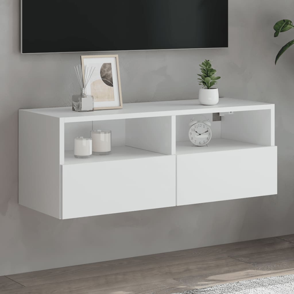 8721012254527_m_en_hd_1 vidaXL TV Wall Cabinet White 80x30x30 cm Engineered Wood - Image 1