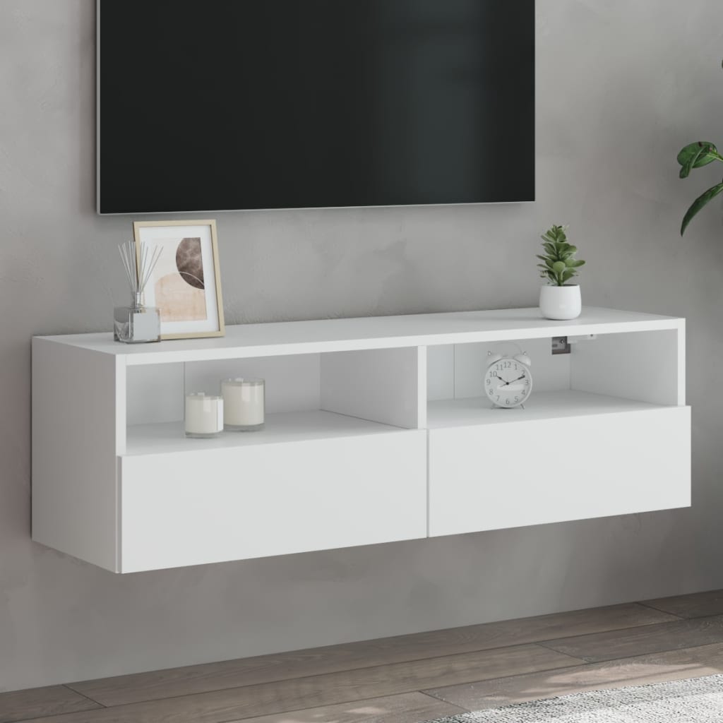8721012254664_m_en_hd_1 vidaXL TV Wall Cabinet White 100x30x30 cm Engineered Wood - Image 1