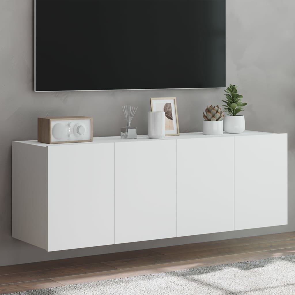8721012258877_m_en_hd_1 vidaXL TV Wall Cabinets with LED Lights 2 pcs White 60x35x41 cm - Image 1