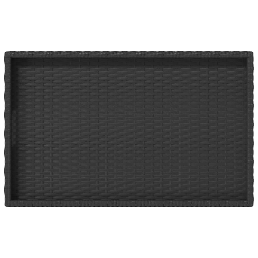 8721012262270_g_en_hd_6 vidaXL Folding Tray Table Black 65x40x75 cm Poly Rattan - Image 8