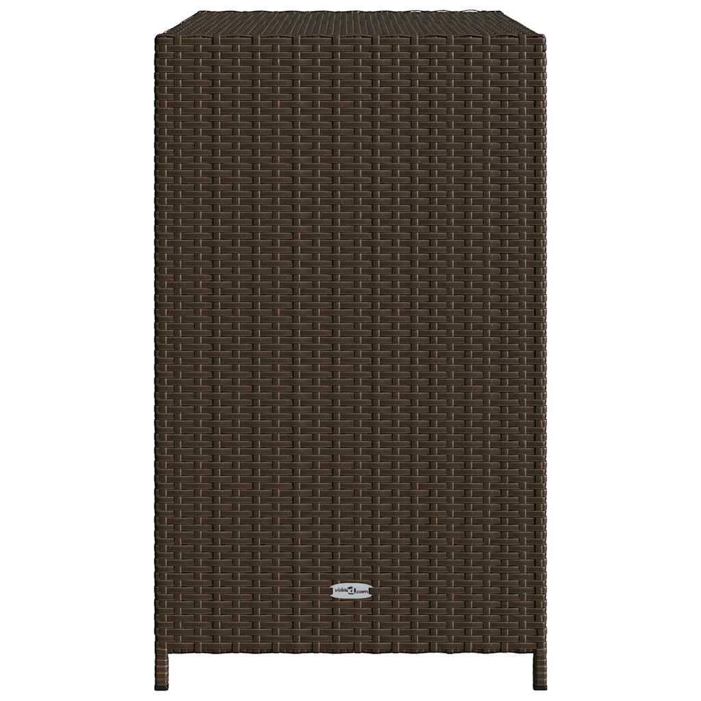 8721012264700_g_en_hd_5 vidaXL Garden Storage Cabinet Brown 83x45x76 cm Poly Rattan - Image 7