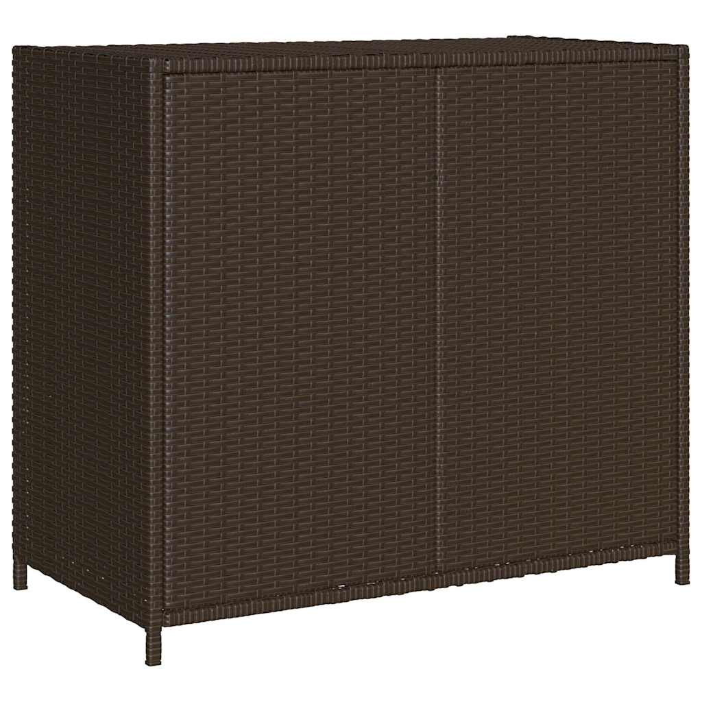 8721012264700_g_en_hd_6 vidaXL Garden Storage Cabinet Brown 83x45x76 cm Poly Rattan - Image 8