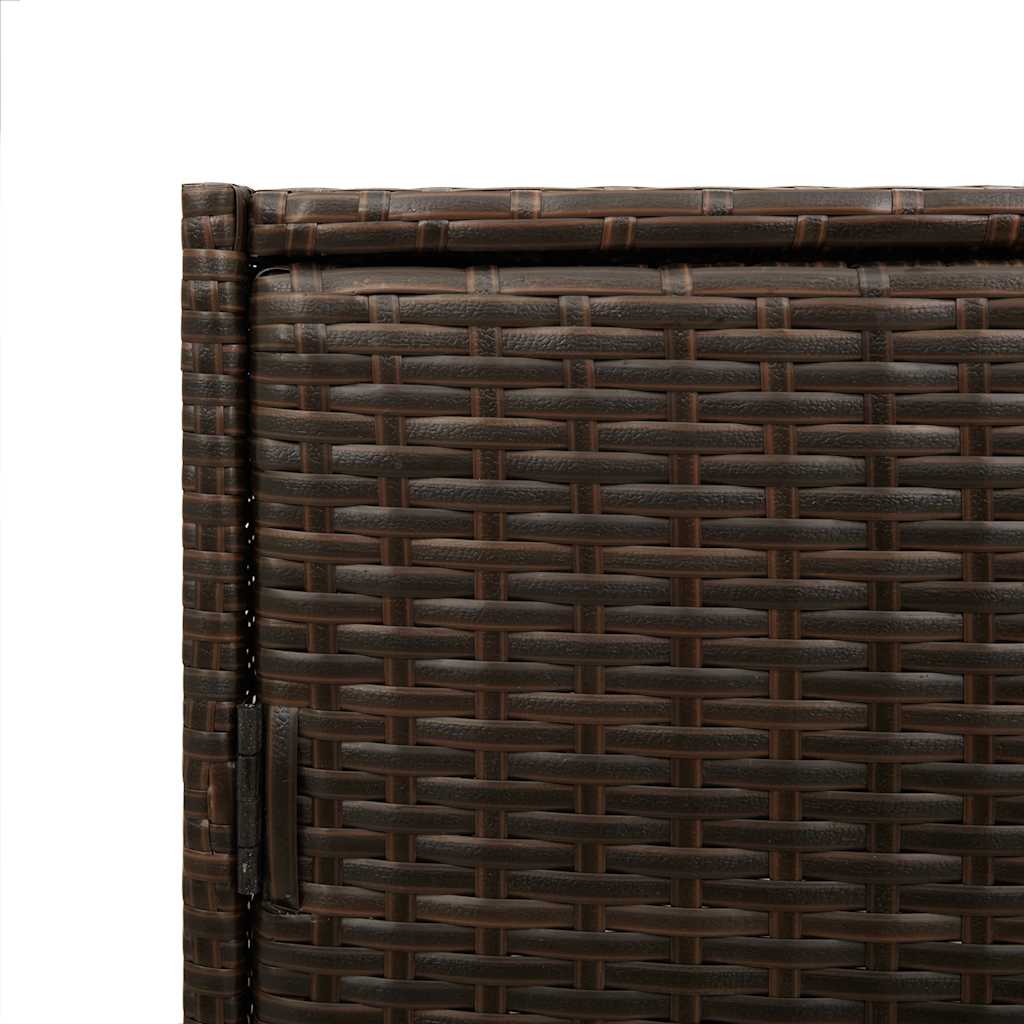 8721012264700_g_en_hd_8 vidaXL Garden Storage Cabinet Brown 83x45x76 cm Poly Rattan - Image 10