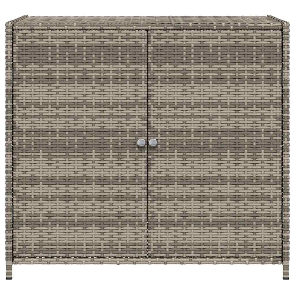 8721012264717_g_en_hd_3 vidaXL Garden Storage Cabinet Grey 83x45x76 cm Poly Rattan - Image 6