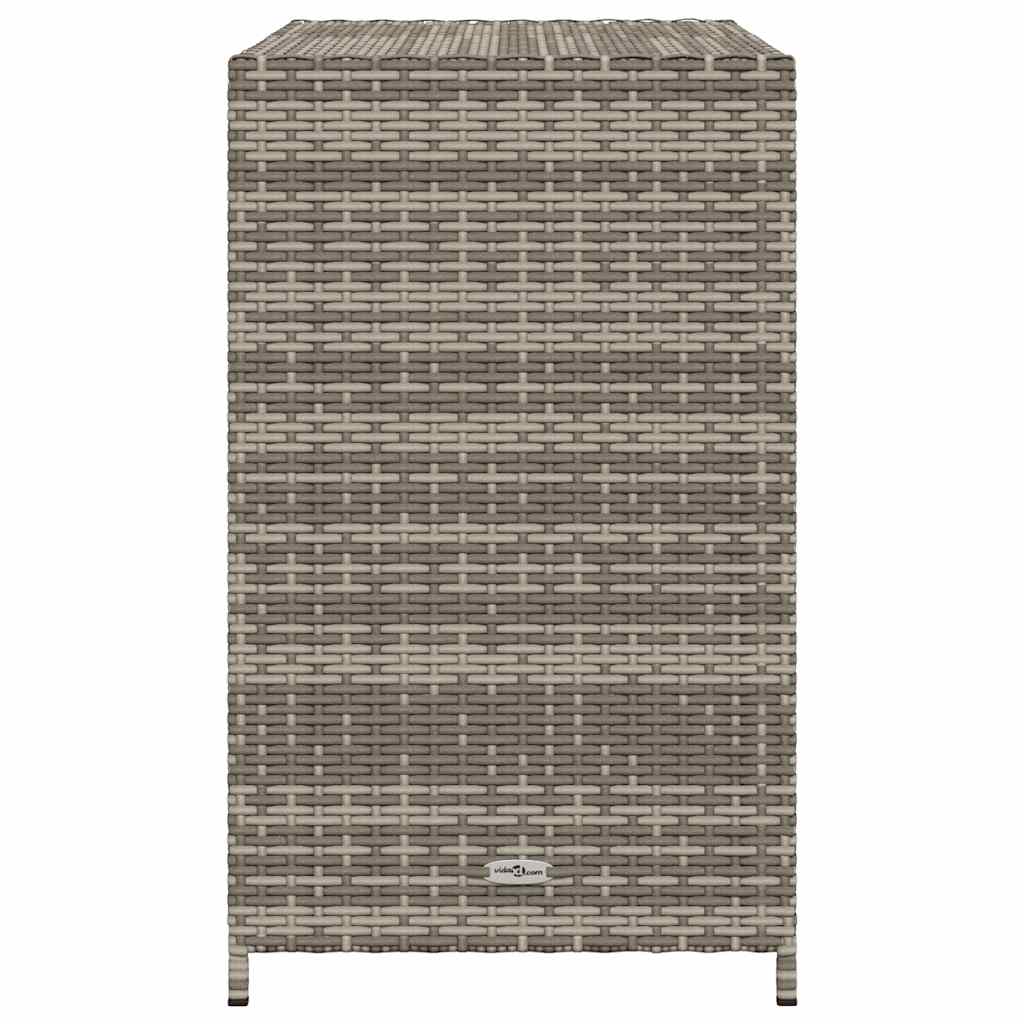 8721012264717_g_en_hd_5 vidaXL Garden Storage Cabinet Grey 83x45x76 cm Poly Rattan - Image 8
