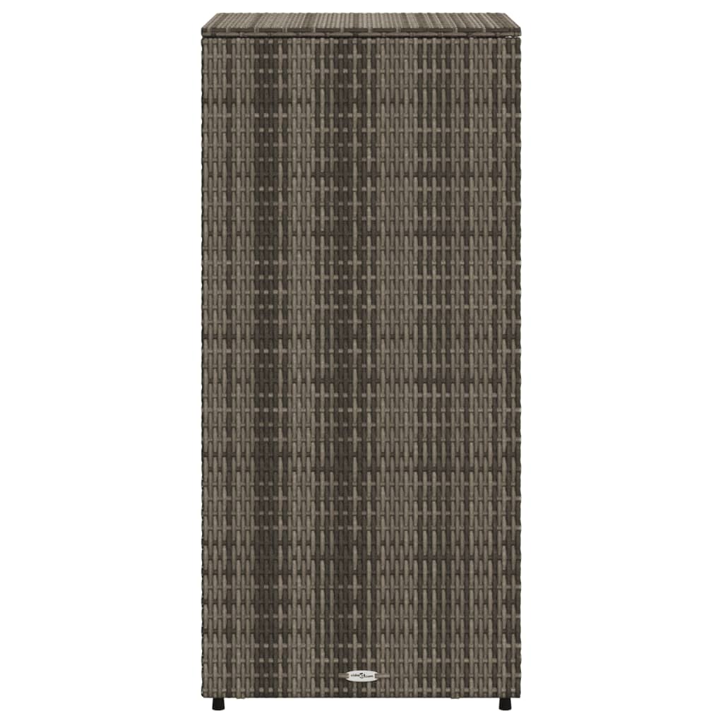8721012264755_g_en_hd_6 vidaXL Garden Storage Cabinet Grey 50x55x115 cm Poly Rattan - Image 9