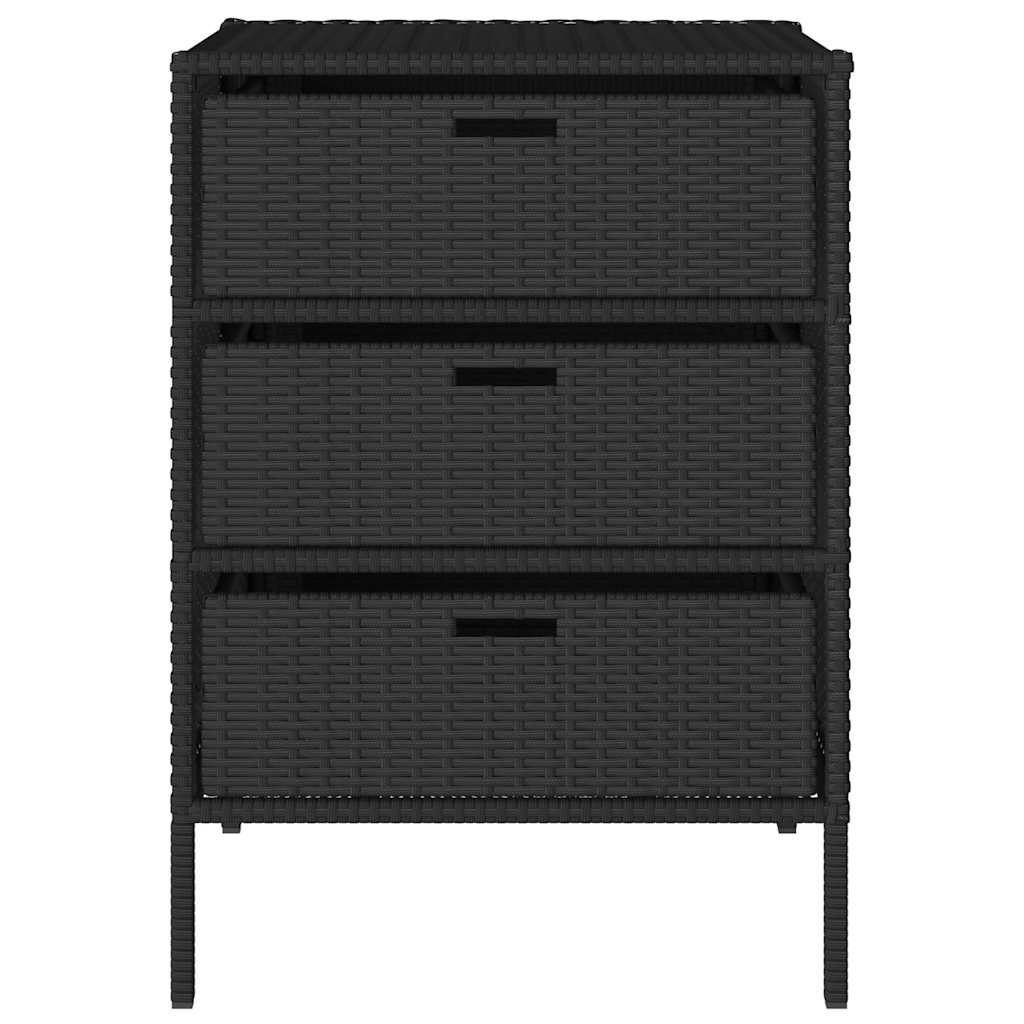 8721012264779_g_en_hd_3 vidaXL Garden Storage Cabinet Black 55x59x80 cm Poly Rattan - Image 6