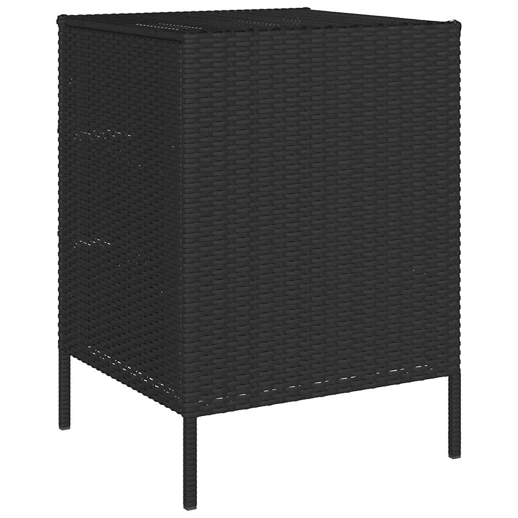 8721012264779_g_en_hd_5 vidaXL Garden Storage Cabinet Black 55x59x80 cm Poly Rattan - Image 8