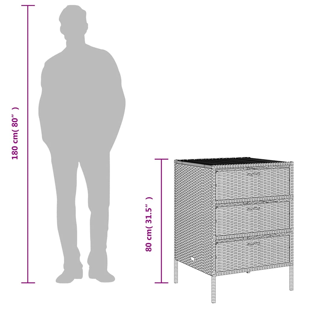 8721012264779_g_en_hd_8 vidaXL Garden Storage Cabinet Black 55x59x80 cm Poly Rattan - Image 11