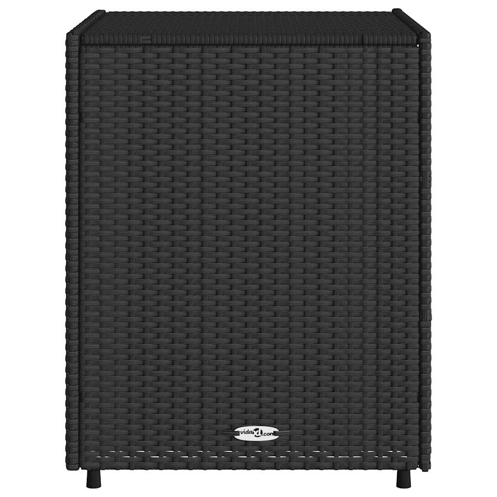 8721012264816_g_en_hd_4 vidaXL Garden Storage Cabinet Black 55x59x69 cm Poly Rattan - Image 7