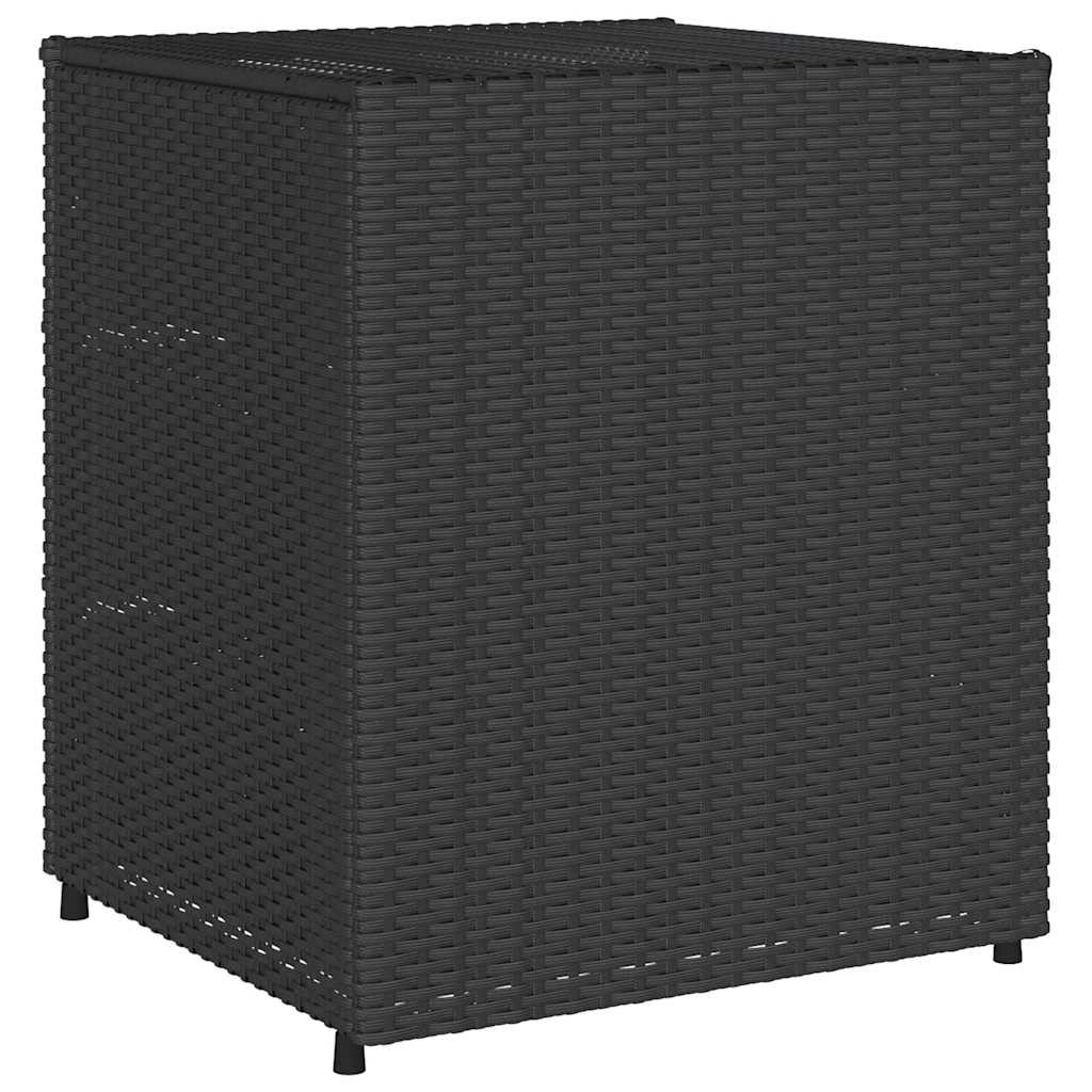 8721012264816_g_en_hd_5 vidaXL Garden Storage Cabinet Black 55x59x69 cm Poly Rattan - Image 8